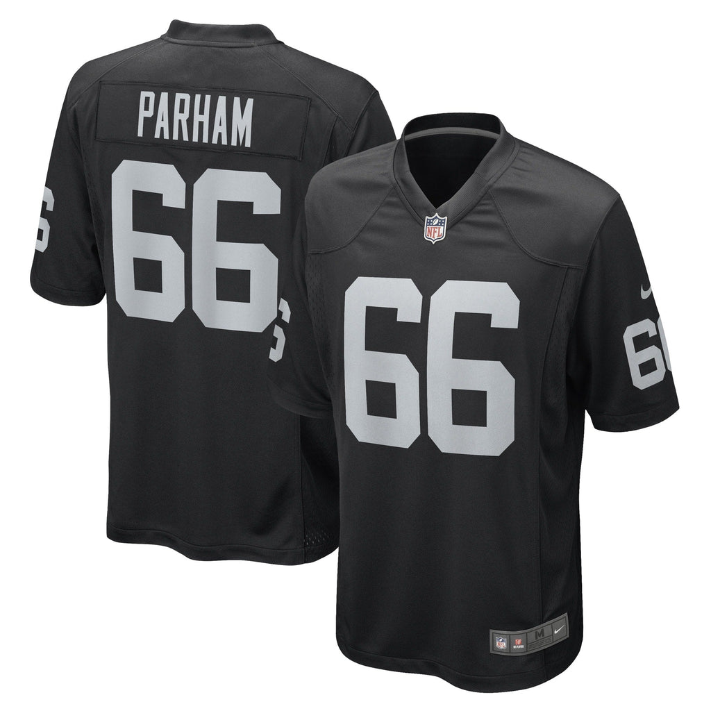 Dylan Parham Las Vegas Raiders Nike Game   Jersey - Black