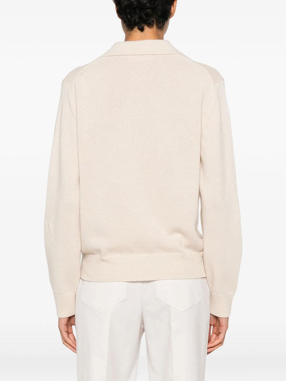 Victoria Beckham Women Genevieve Polo Jumper In Merino Wool
