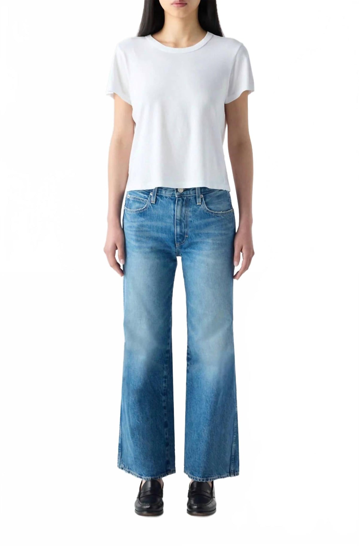Robbie Mid Rise Relaxed Jeans In Charmed