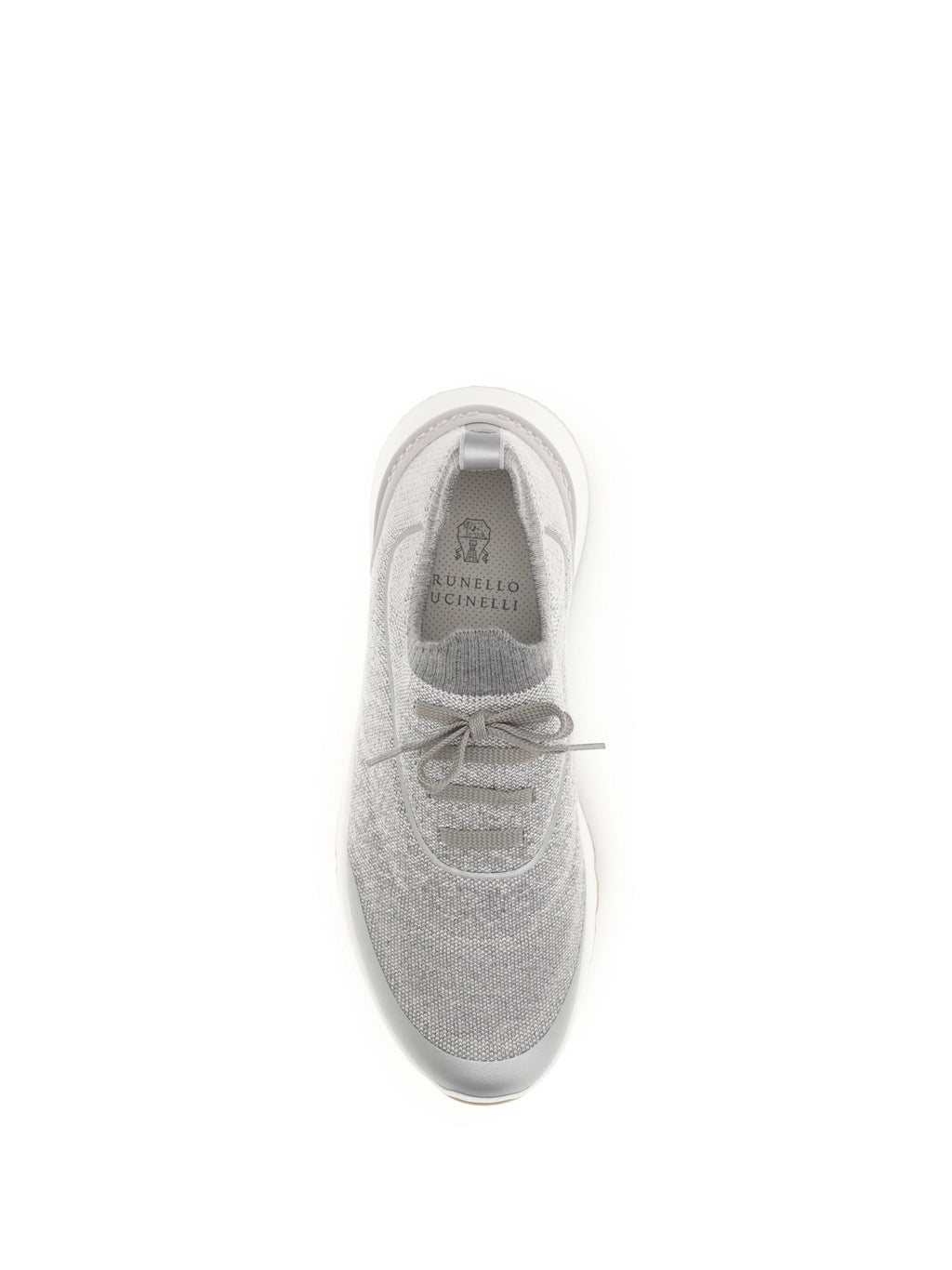 Brunello Cucinelli Men Techno Cotton Knit Sneakers Runners