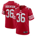 San Francisco 49ers Curtis Robinson Scarlet Game Jersey
