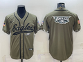 Men's Philadelphia Eagles Olive 2022 Salute To Service Limited jersey