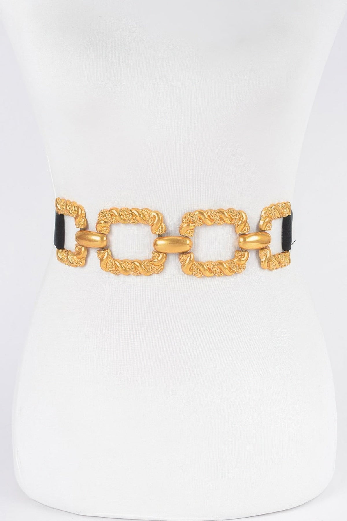 Multi Metal Buckle Elastic Plus Size Belt