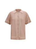 Fendi Women Ff All-Over Crochet Shirt