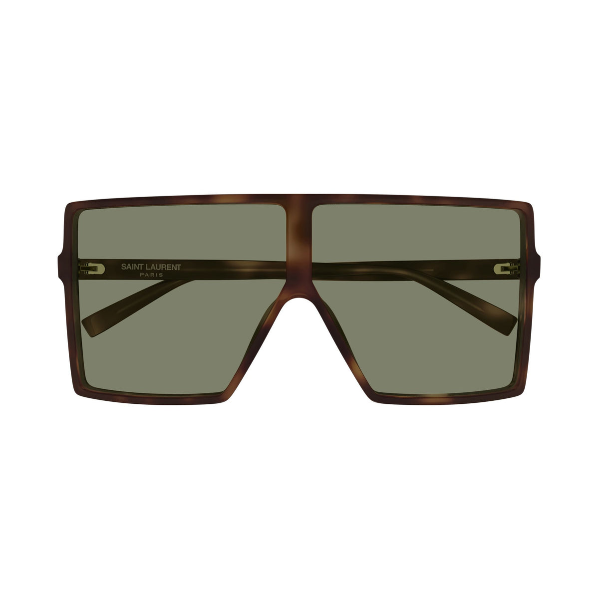 Oversized Square Sunglasses With Tortoiseshell Design