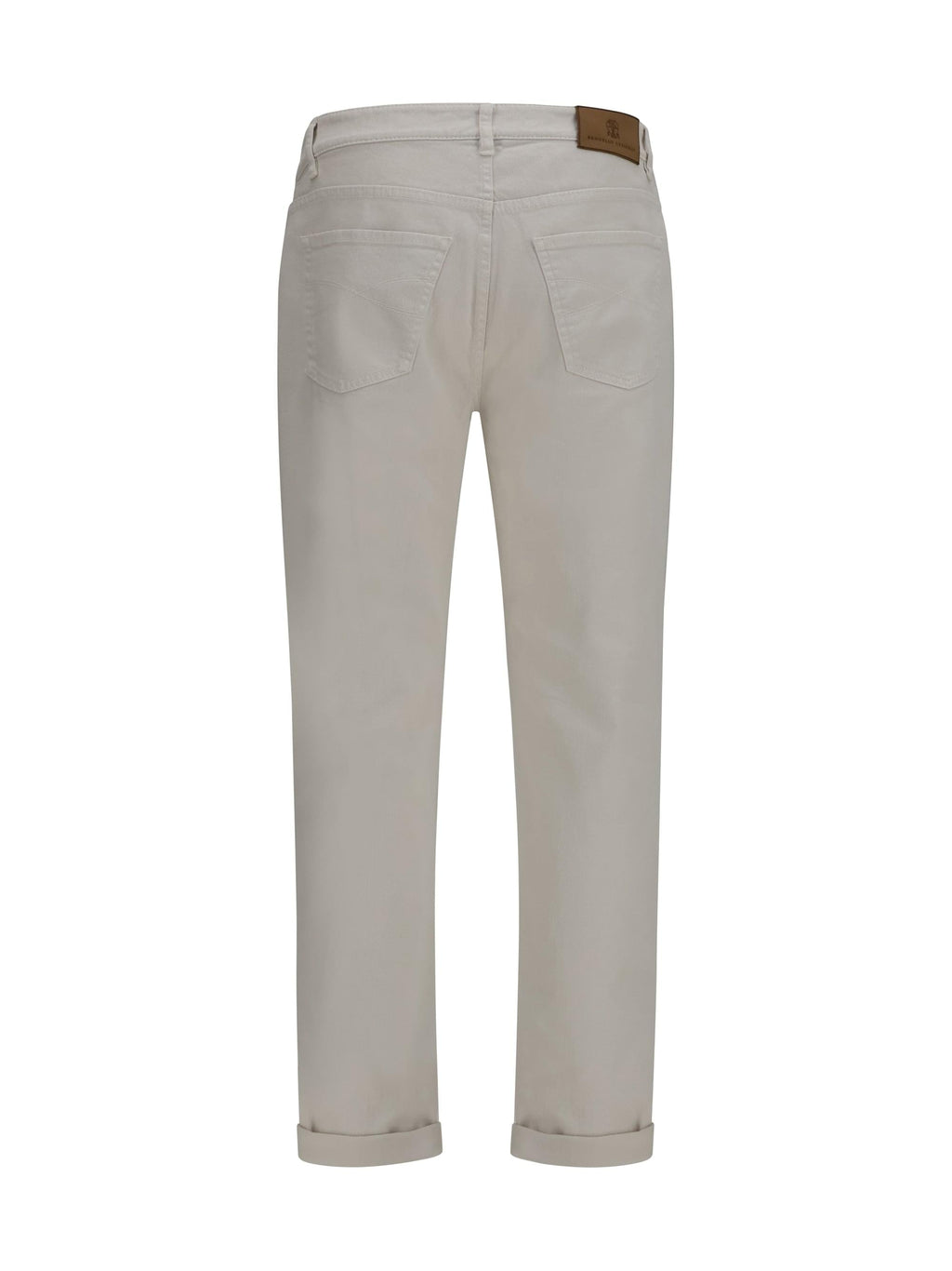 Brunello Cucinelli Men Jeans With Turn-Up Hem