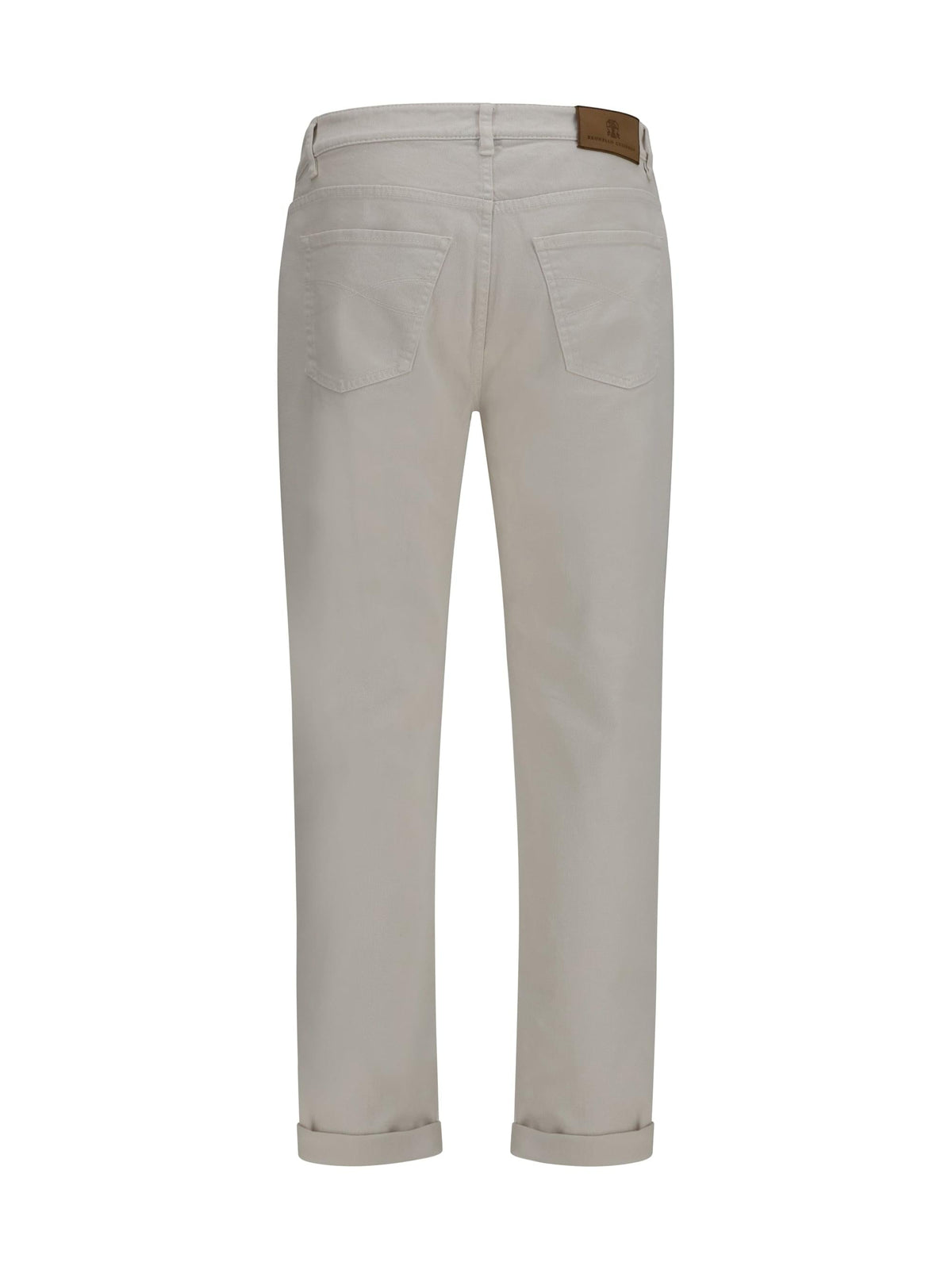 Brunello Cucinelli Men Jeans With Turn-Up Hem