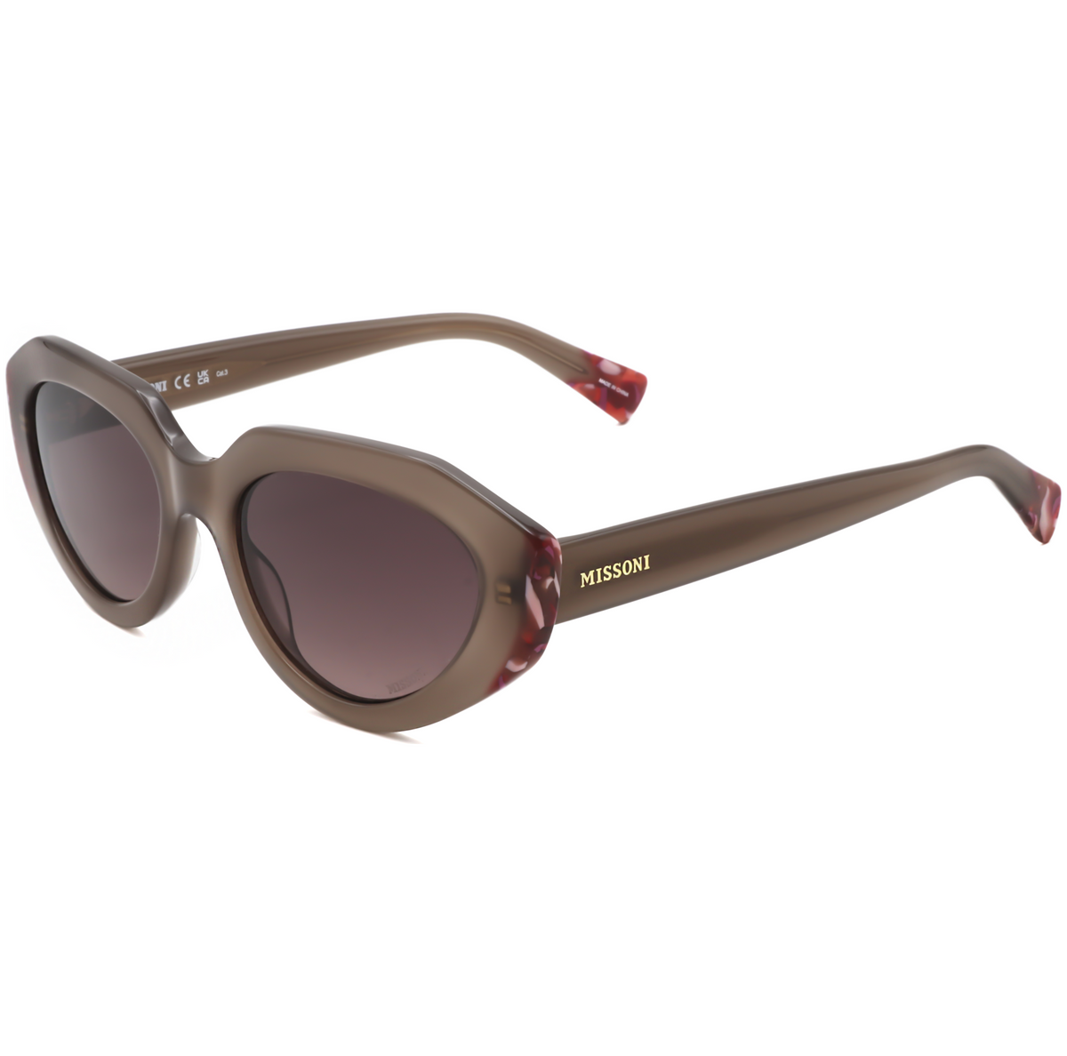 Missoni Women's 53 mm Beige Sunglasses