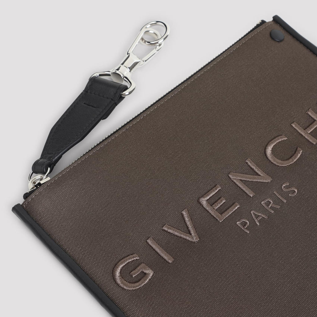 Givenchy Canvas Zipped Pouch Men