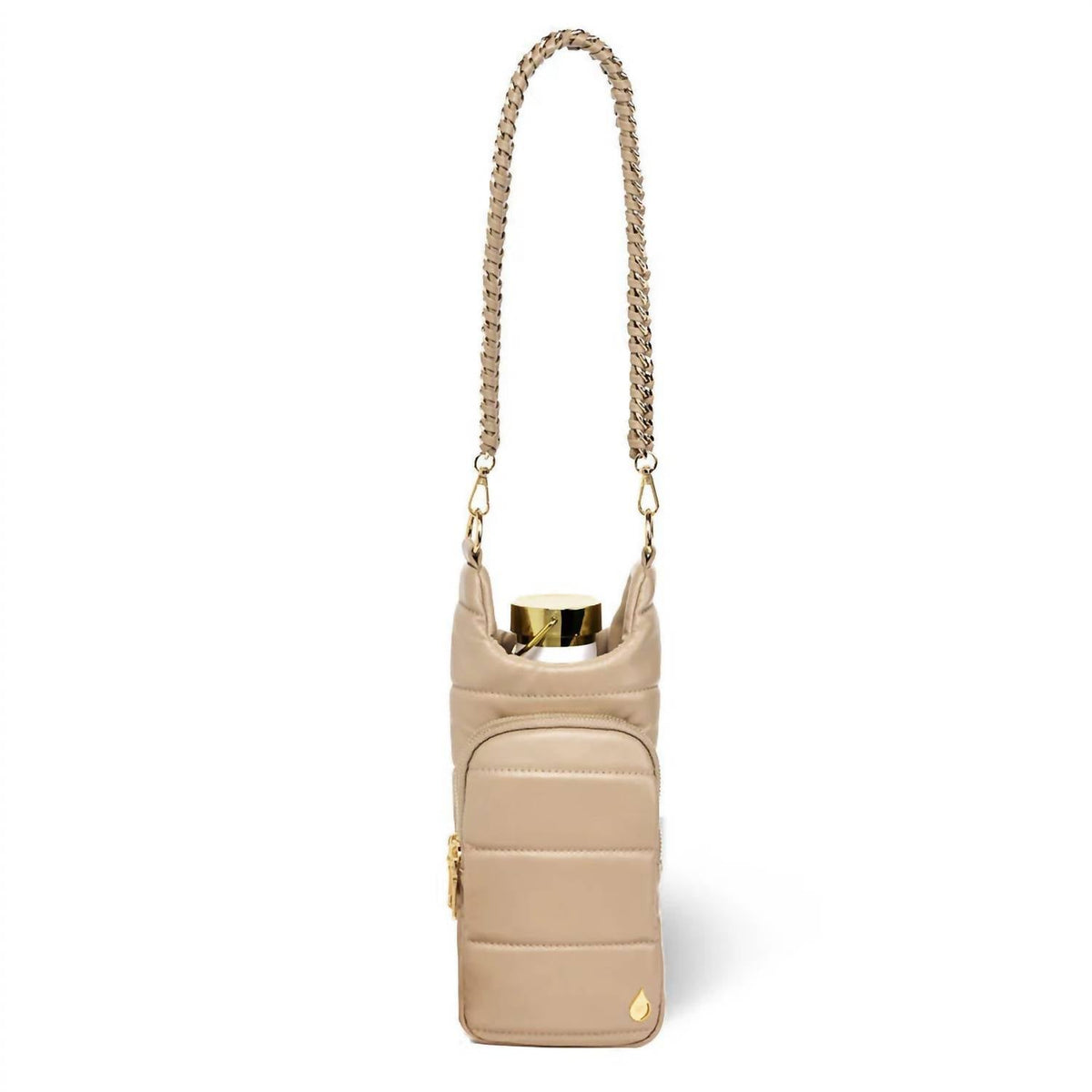 Women's Vegan Leather Hydrobag With Strap Bundle In Beige Melange