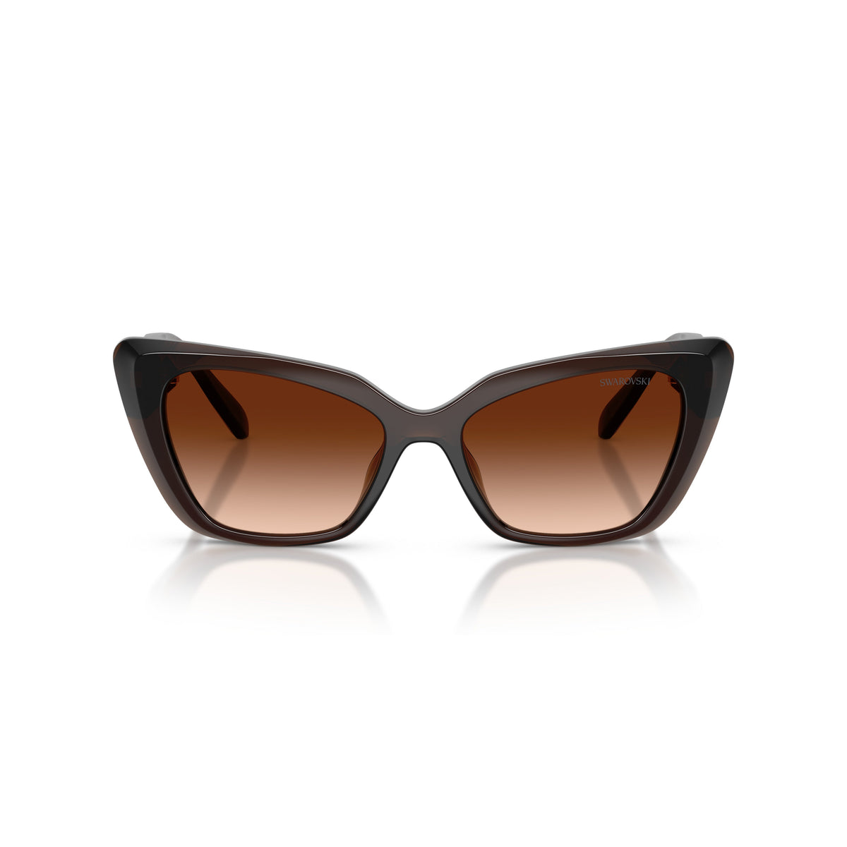 0Sk6047 Bold Cat-Eye Sunglasses with Gradient Lenses