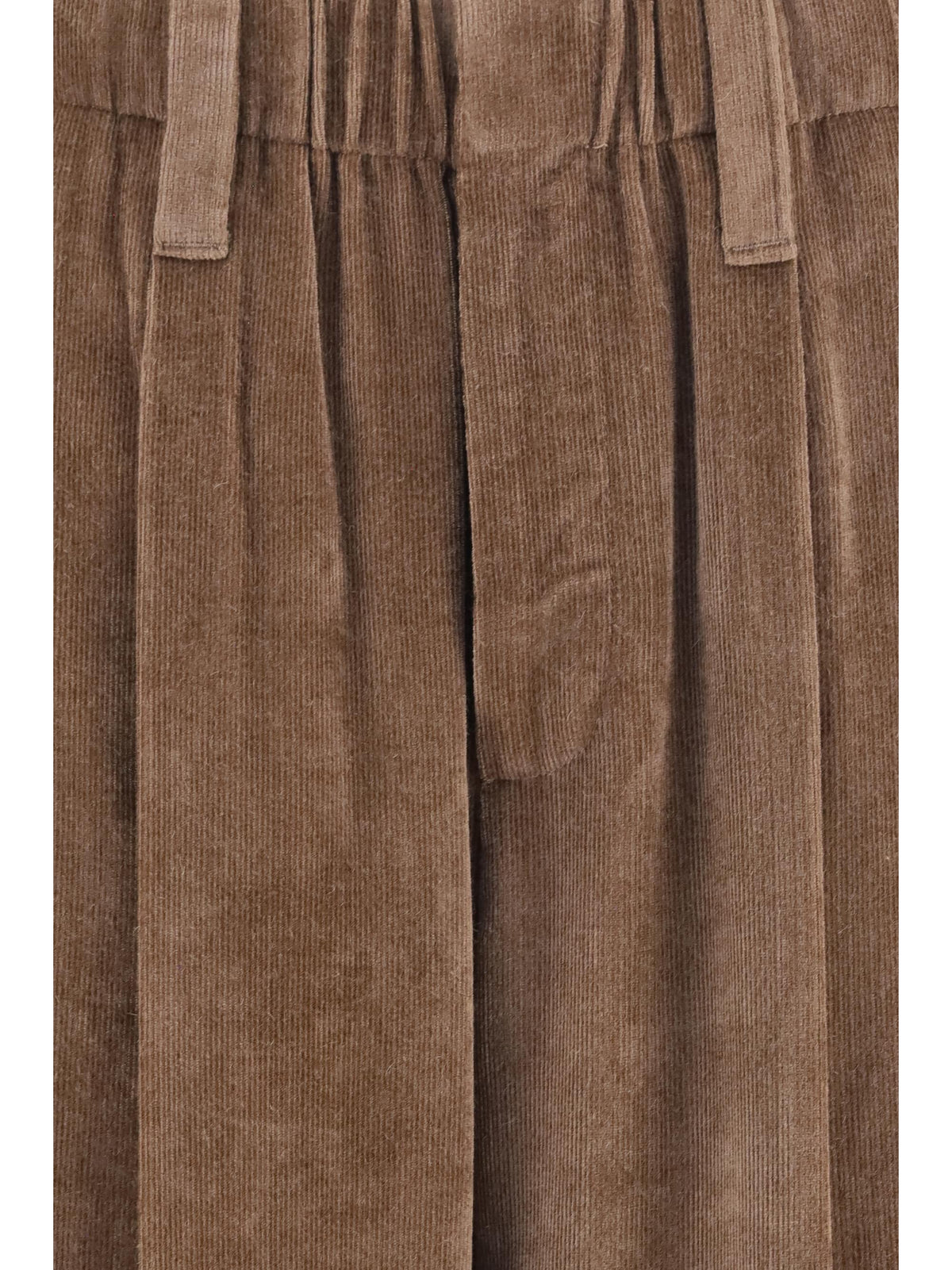 Brunello Cucinelli Women Elasticated Viscose And Cashmere Pants
