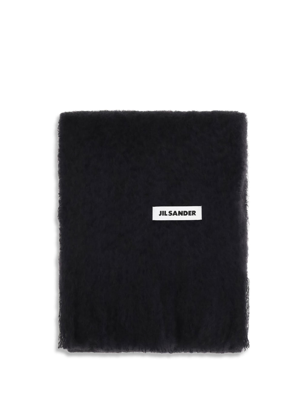 Jil Sander Women Wool Scarf With Logo