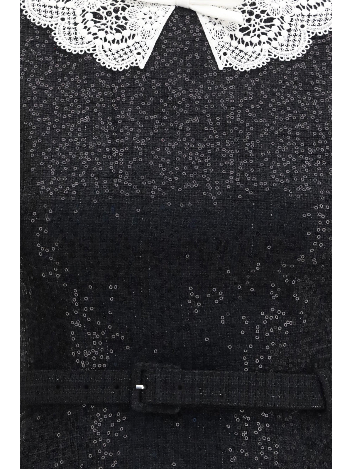 Self-Portrait Women Sequin Bouclé Dress
