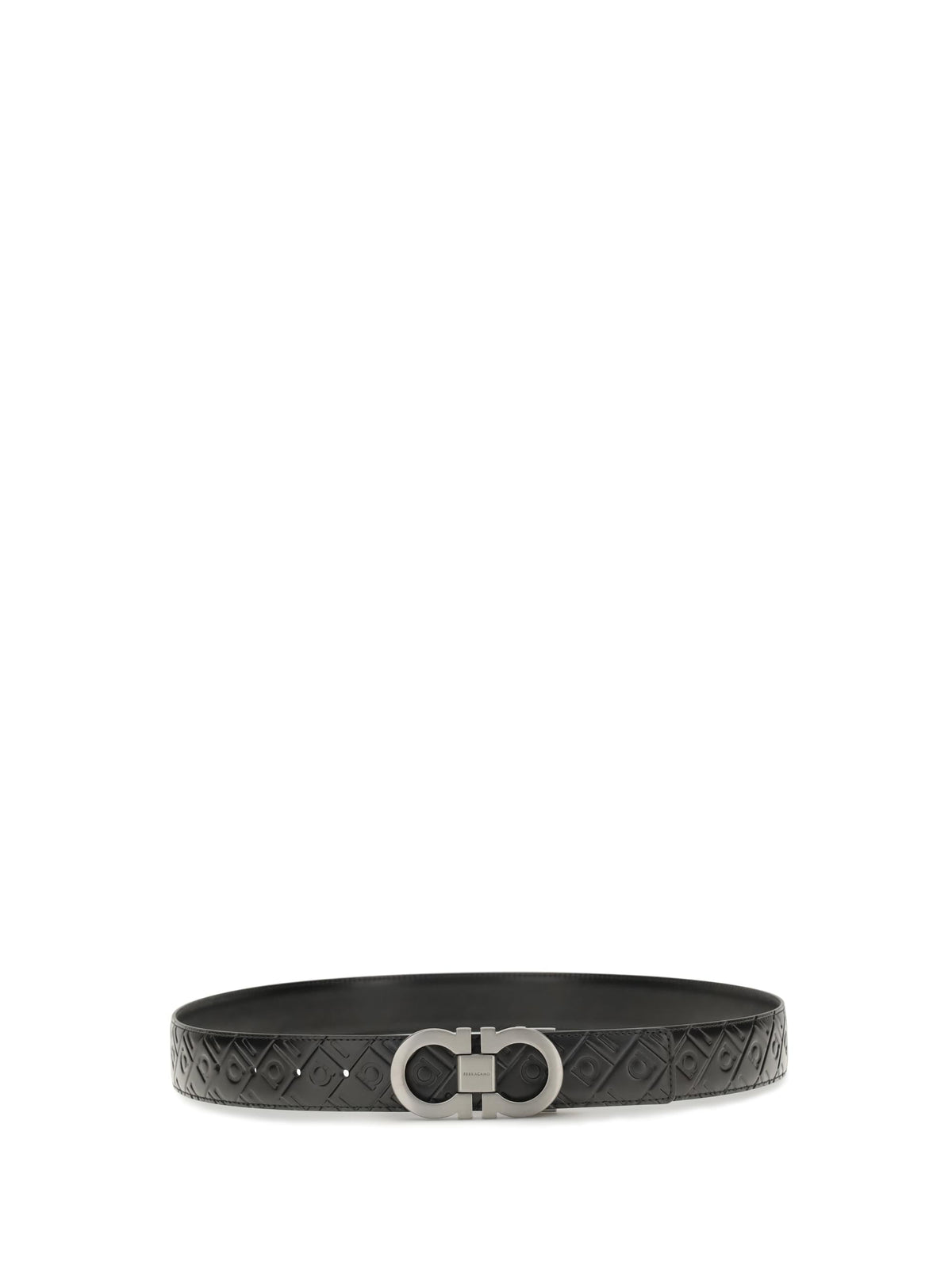Ferragamo Men Reversible Leather Gancini Belt