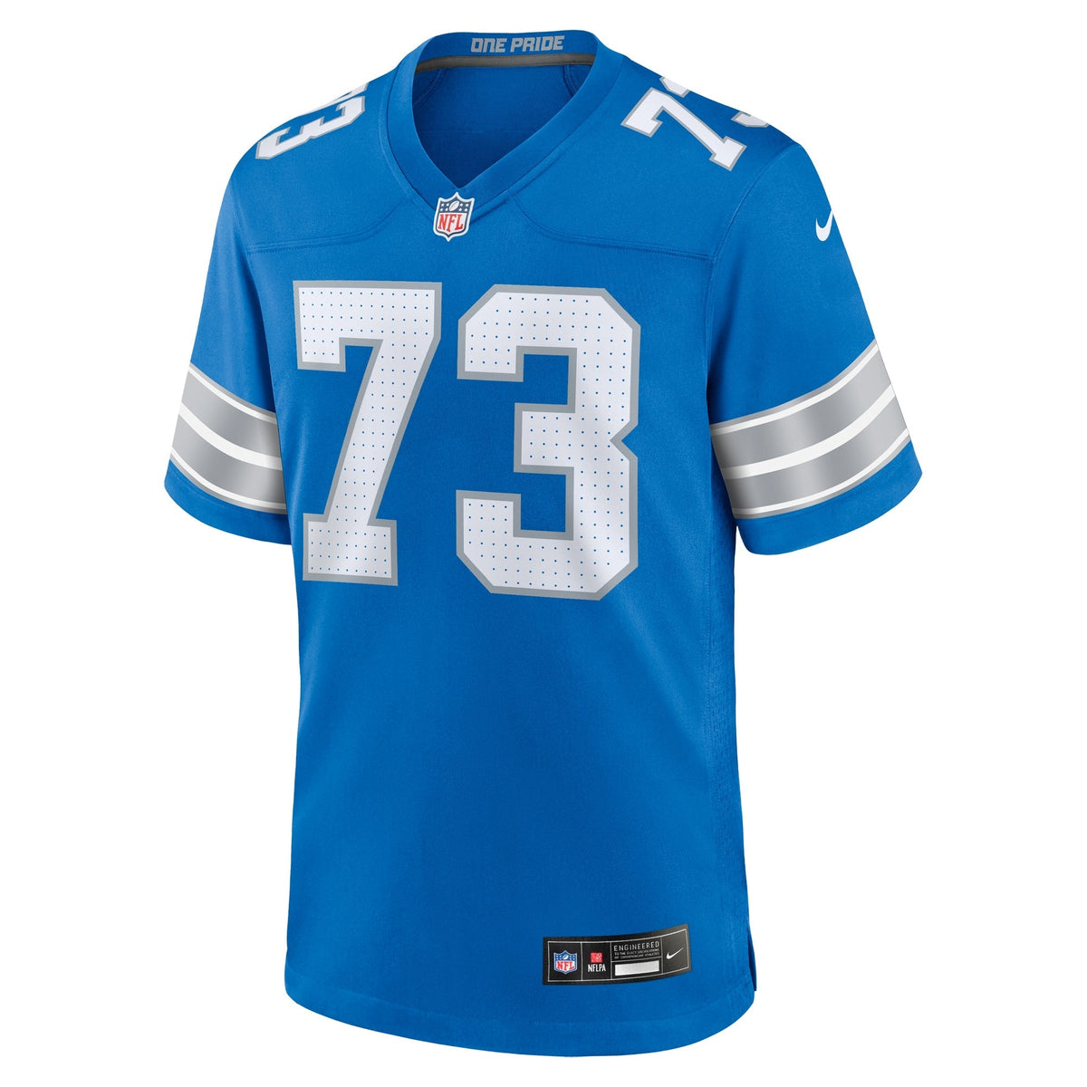 Christian Mahogany Detroit Lions Nike Team Game Jersey -  Blue