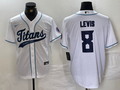 Men's Tennessee Titans Will Levis #8 White Player jersey