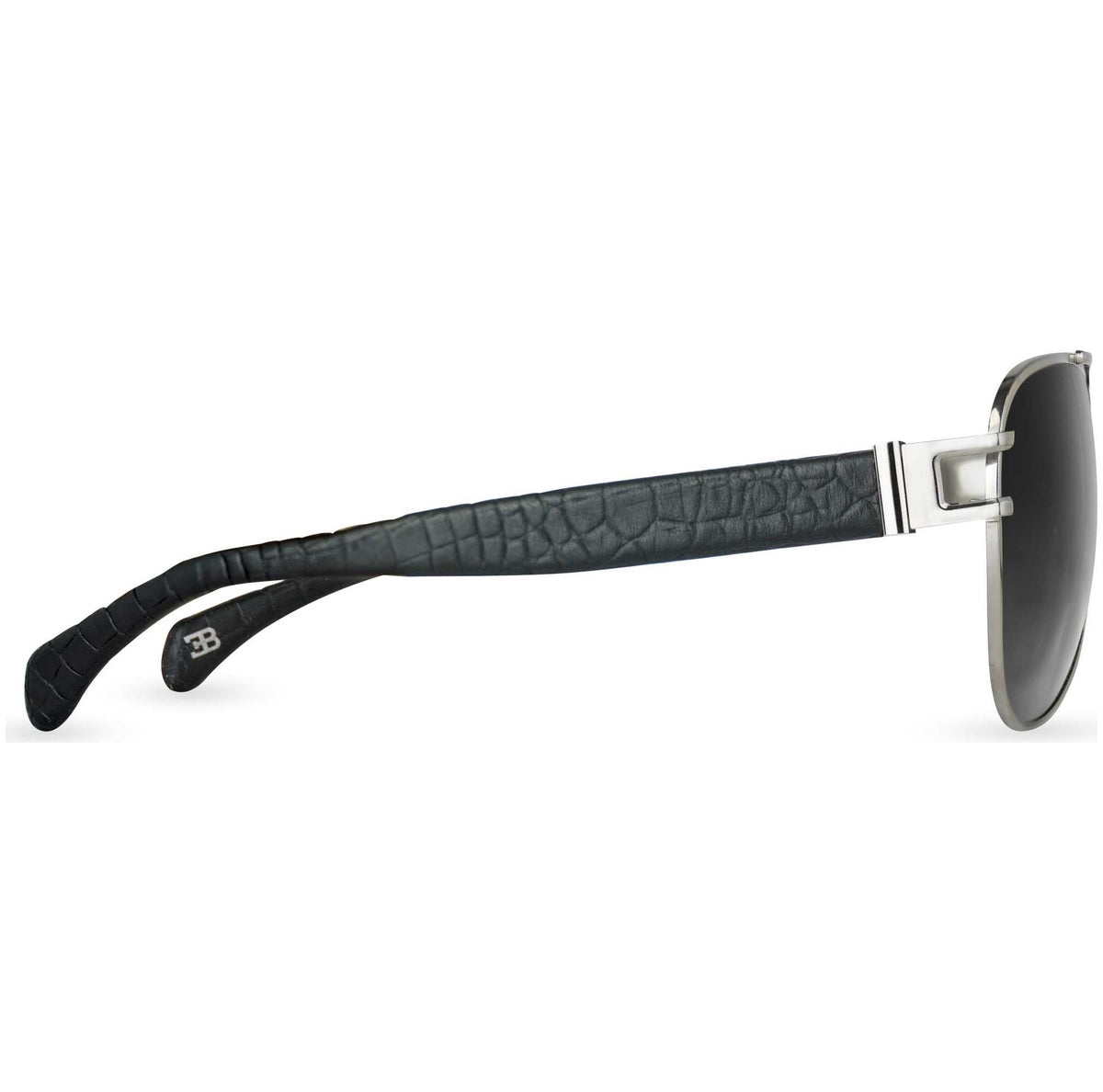 Bugatti Men's 42 mm Black Sunglasses