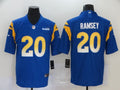 Men's Los Angeles Rams Jalen Ramsey #20 Blue Game Player jersey