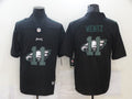 Men's Philadelphia Eagles #11 Carson Wentz Black Replica Game jersey
