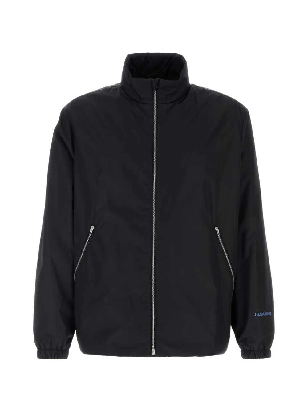 Jil Sander Men Zip-Up Jacket With Logo Print