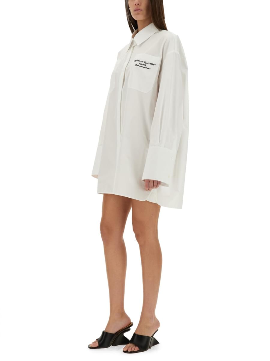 Off-White Women Oversized Poplin Shirt