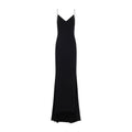 Tom Ford Crystal Chain Embroidery Satin Dress Women
