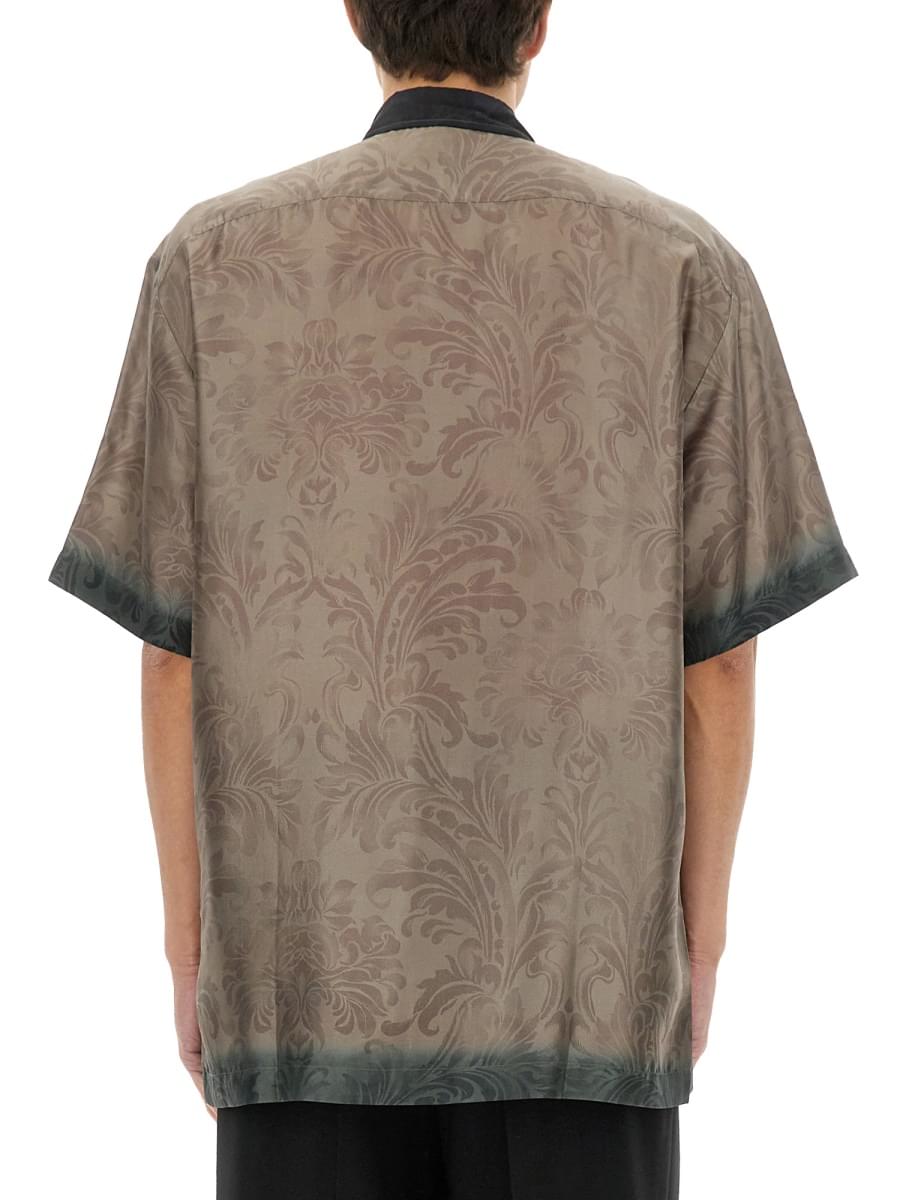Dries Van Noten Men Silk Shirt