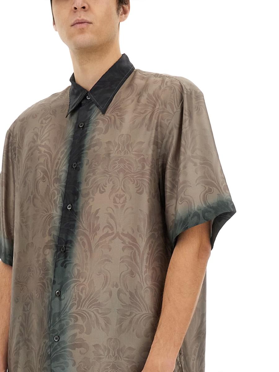 Dries Van Noten Men Silk Shirt