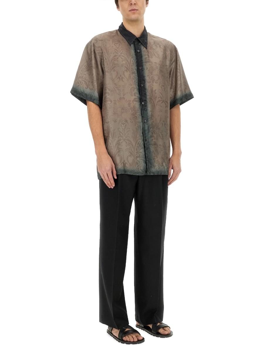 Dries Van Noten Men Silk Shirt