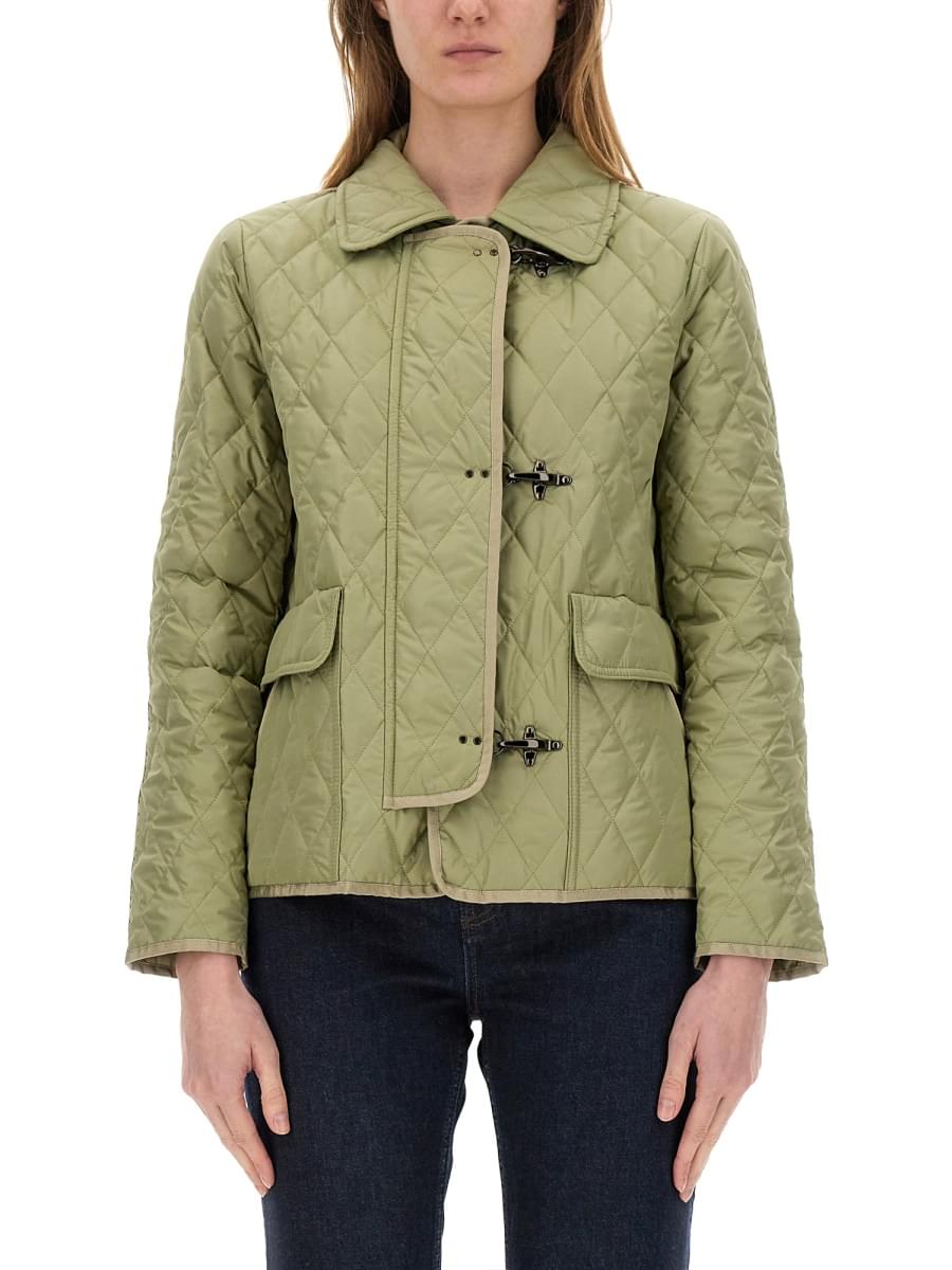 Fay Women 3-Hook Nylon Quilted Jacket
