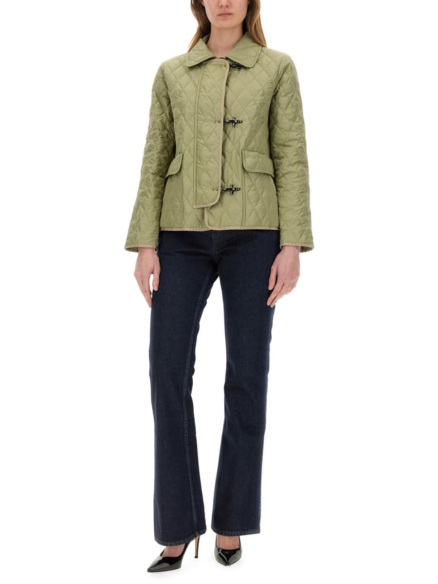 Fay Women 3-Hook Nylon Quilted Jacket