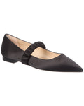 Stuart Weitzman Maxine Satin Ballet Flat