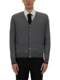 Gucci Men Web Pattern Cardigan