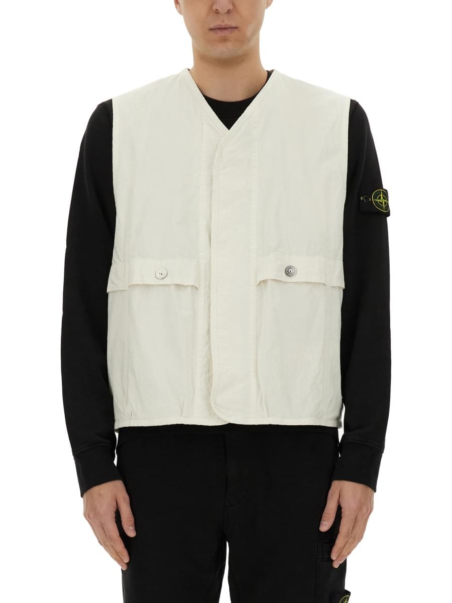 Stone Island Men Vests With Logo