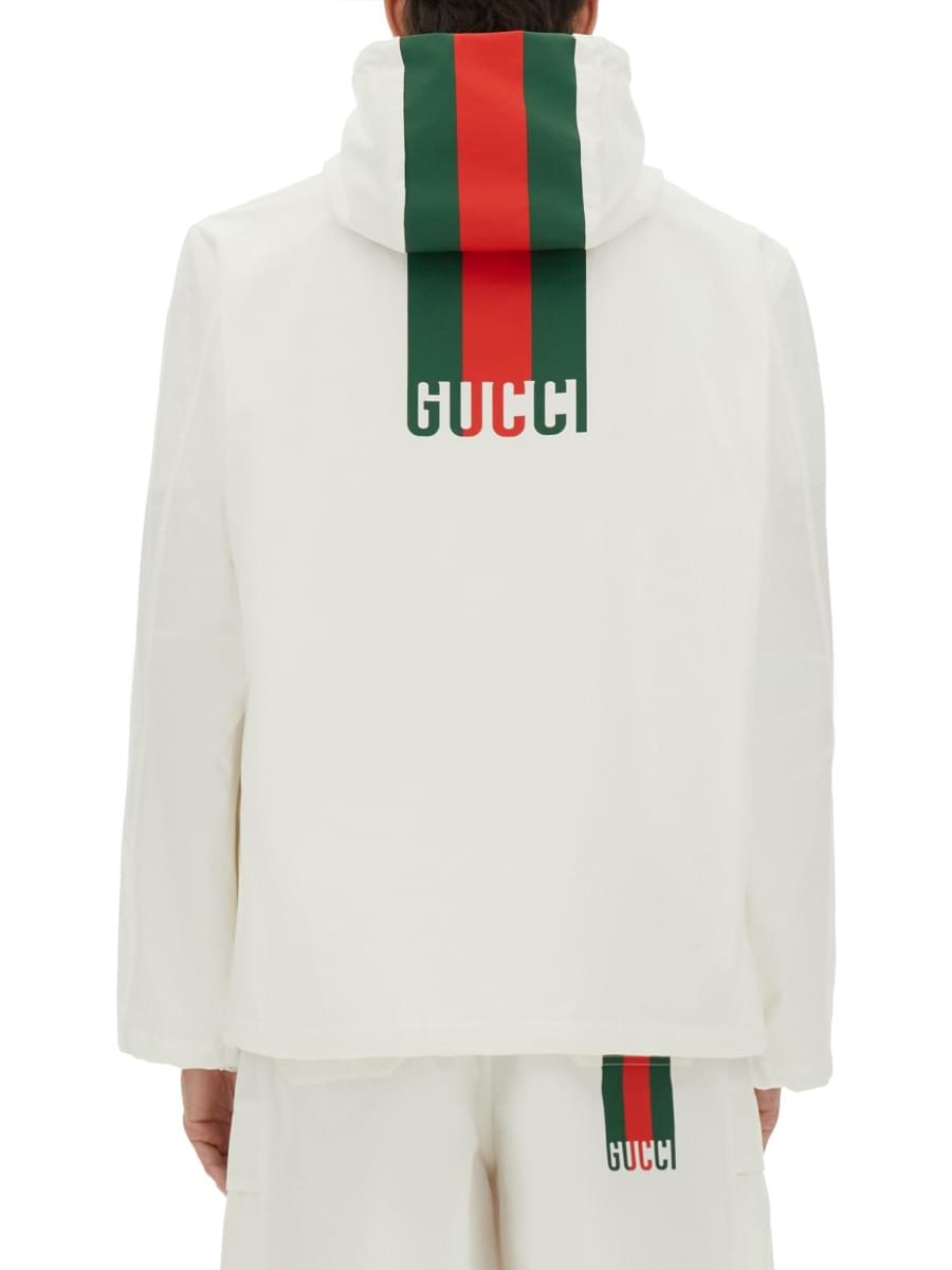 Gucci Men Zipper Sweatshirt "Web"