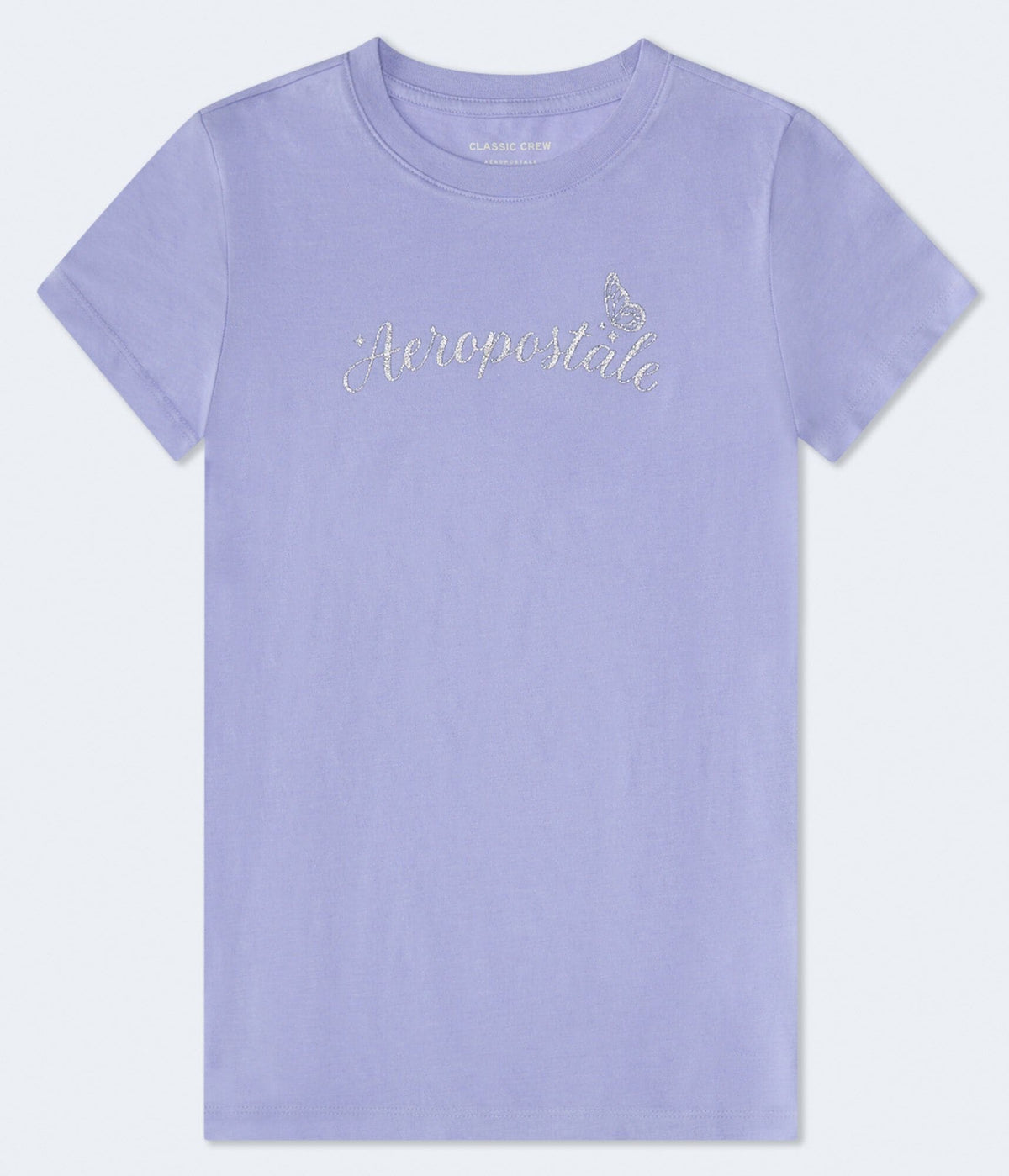 Aeropostale Butterfly Glitter Graphic Tee
