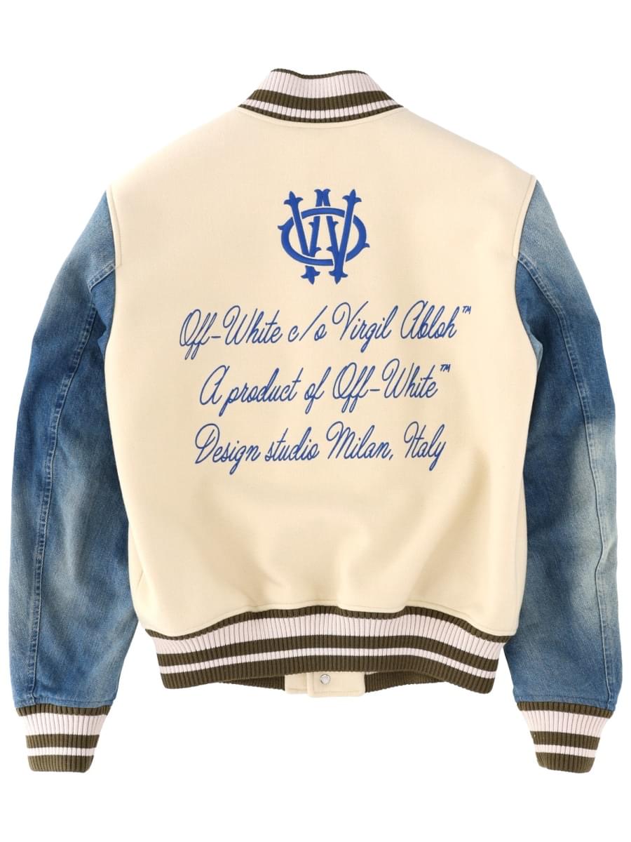 Off-White Men "Gothic Wool Denim" Jacket