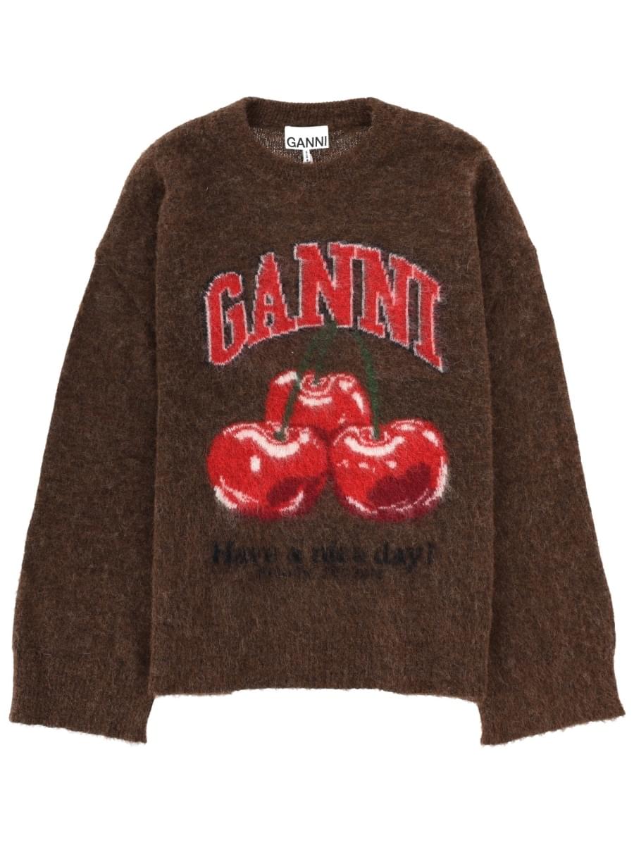 Ganni Women Wool Jersey.