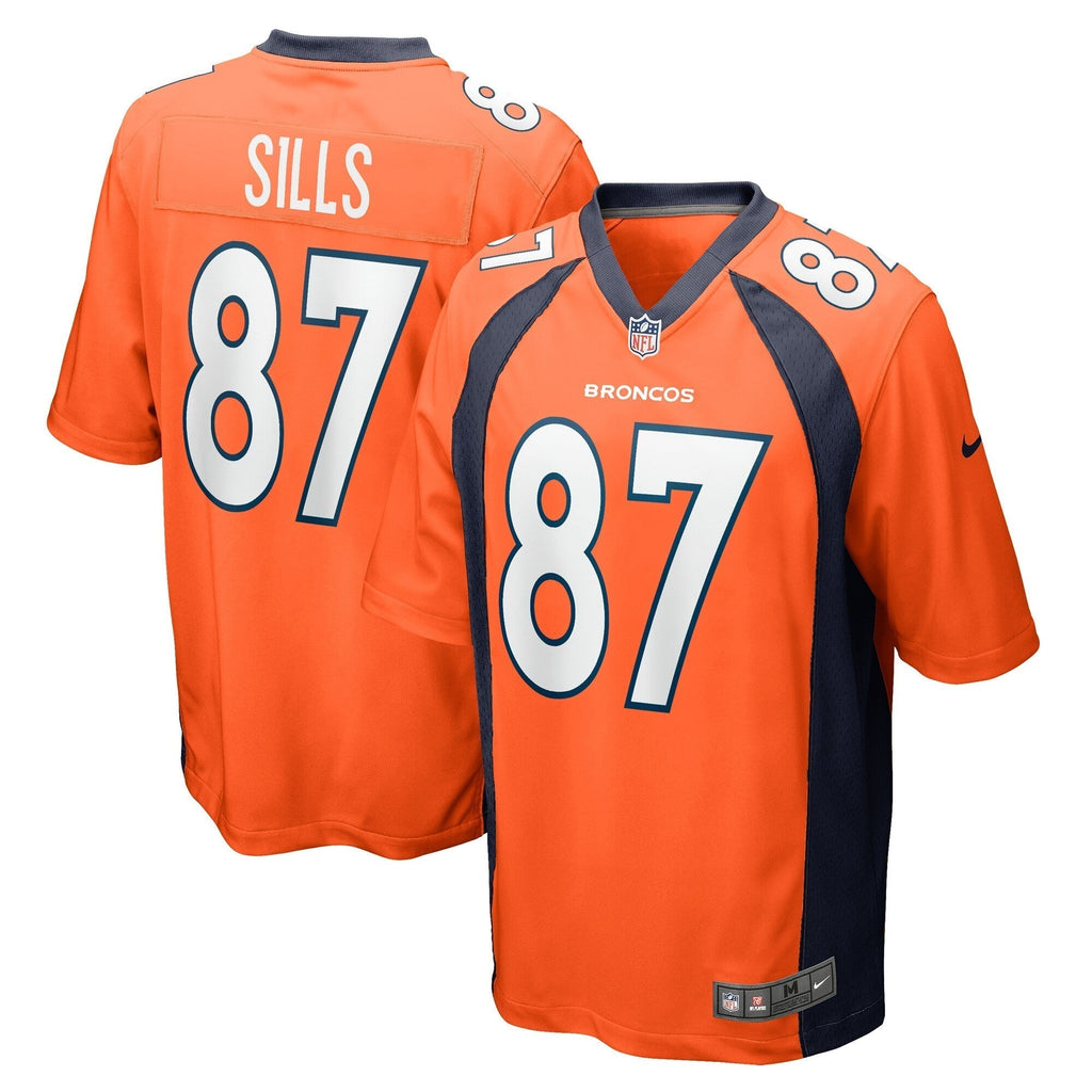 David Sills Denver Broncos Nike Team Game Jersey -  Orange