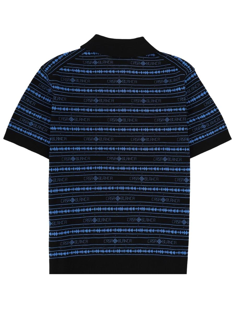 Casablanca Men Polo "Sound Wave"