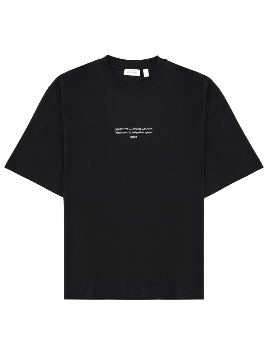 Off-White Men T-Shirt Con Logo