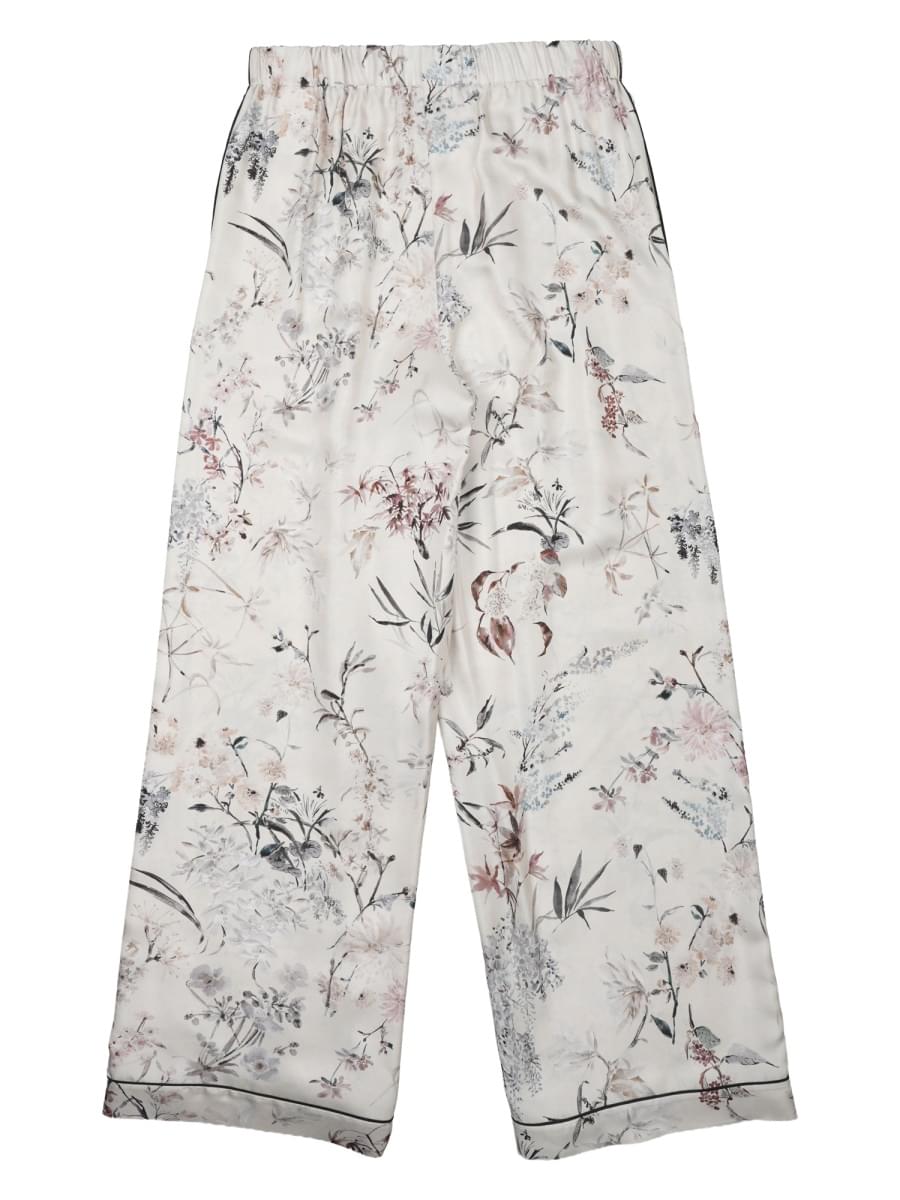 Dior Women Pantalone In Seta Stampata