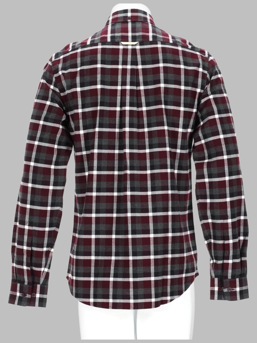 Acne Studios Men Camicia In Cotone A Quadri