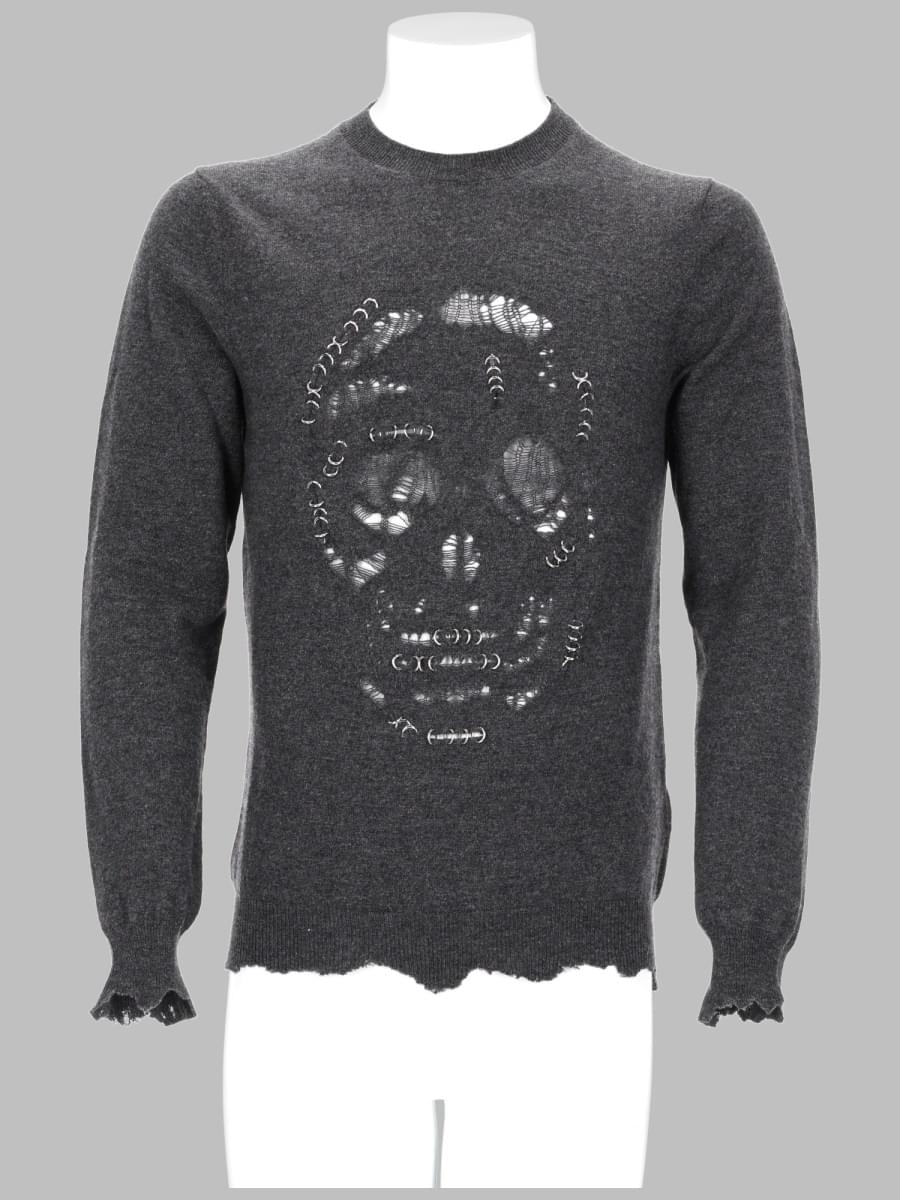 Alexander Mcqueen Men Maglia "Skull Punk Piercing"