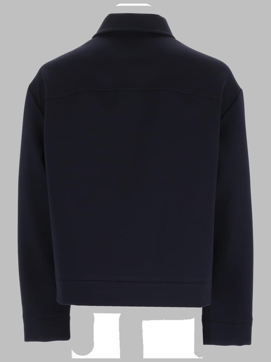 Gucci Men Giacca In Jersey Di Cotone Con Ricamo