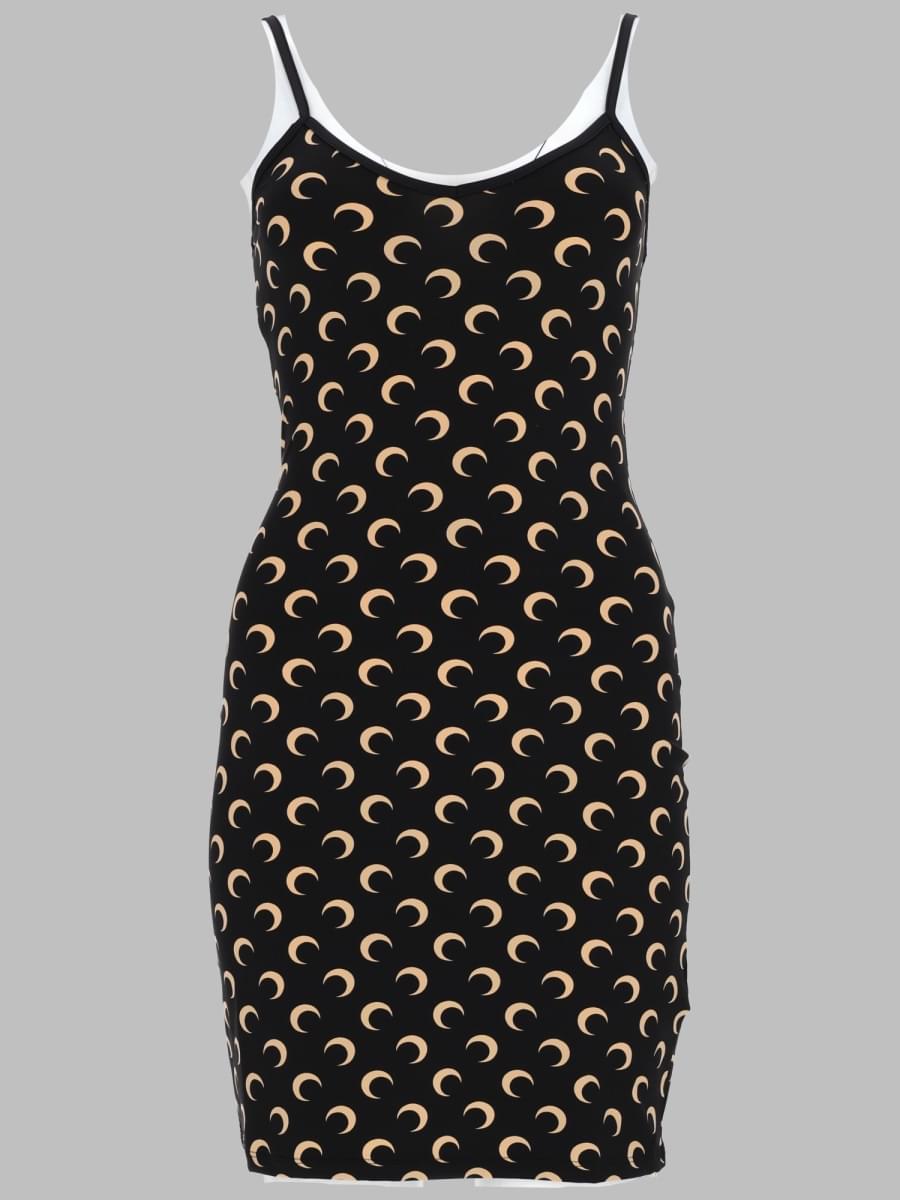 Marine Serre Women Mini Abito "Moon"
