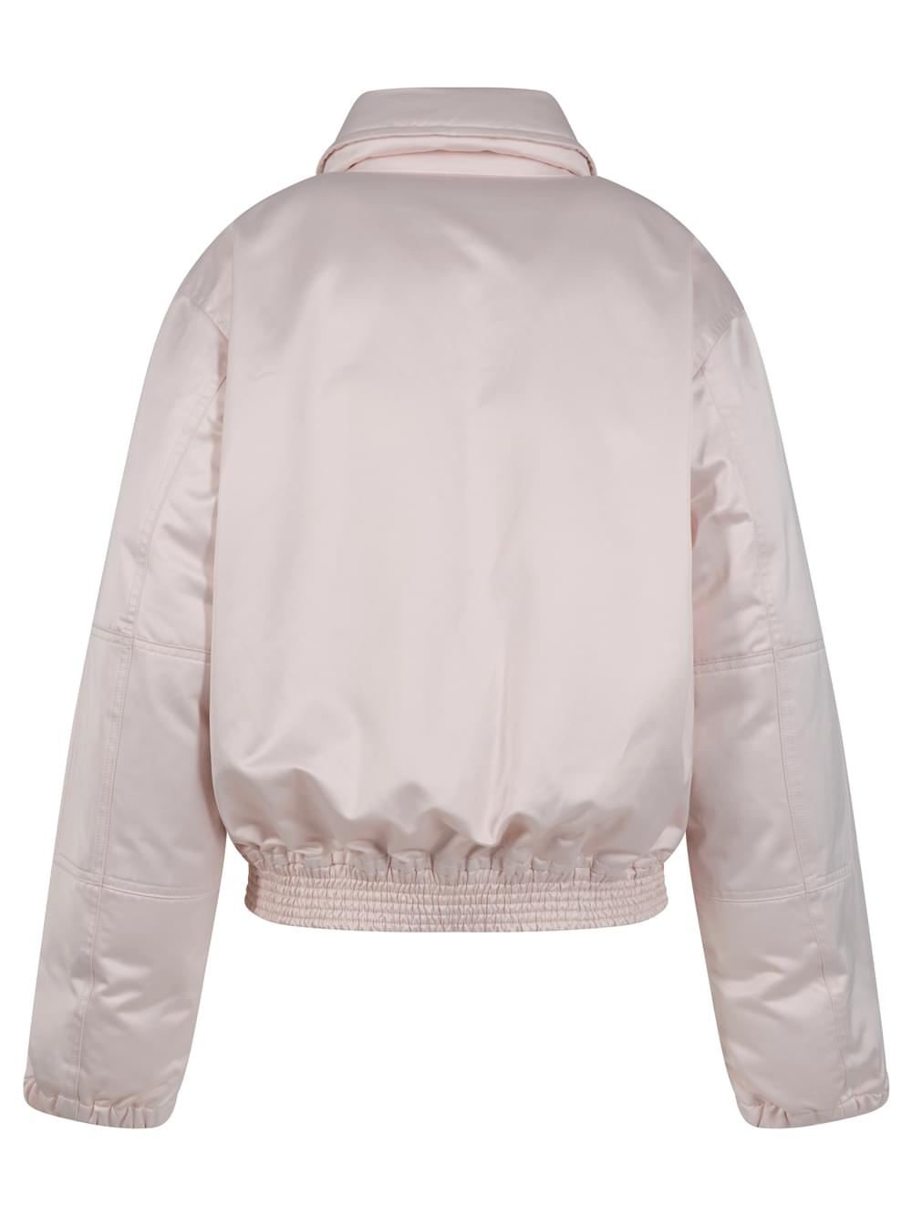 Victoria Beckham Women Cotton Satin Padded Bomber Jacket