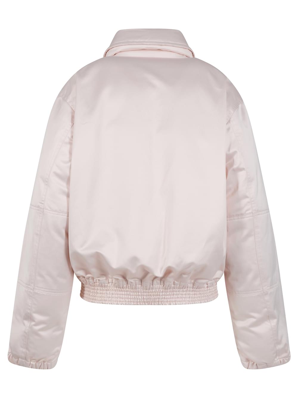 Victoria Beckham Women Cotton Satin Padded Bomber Jacket