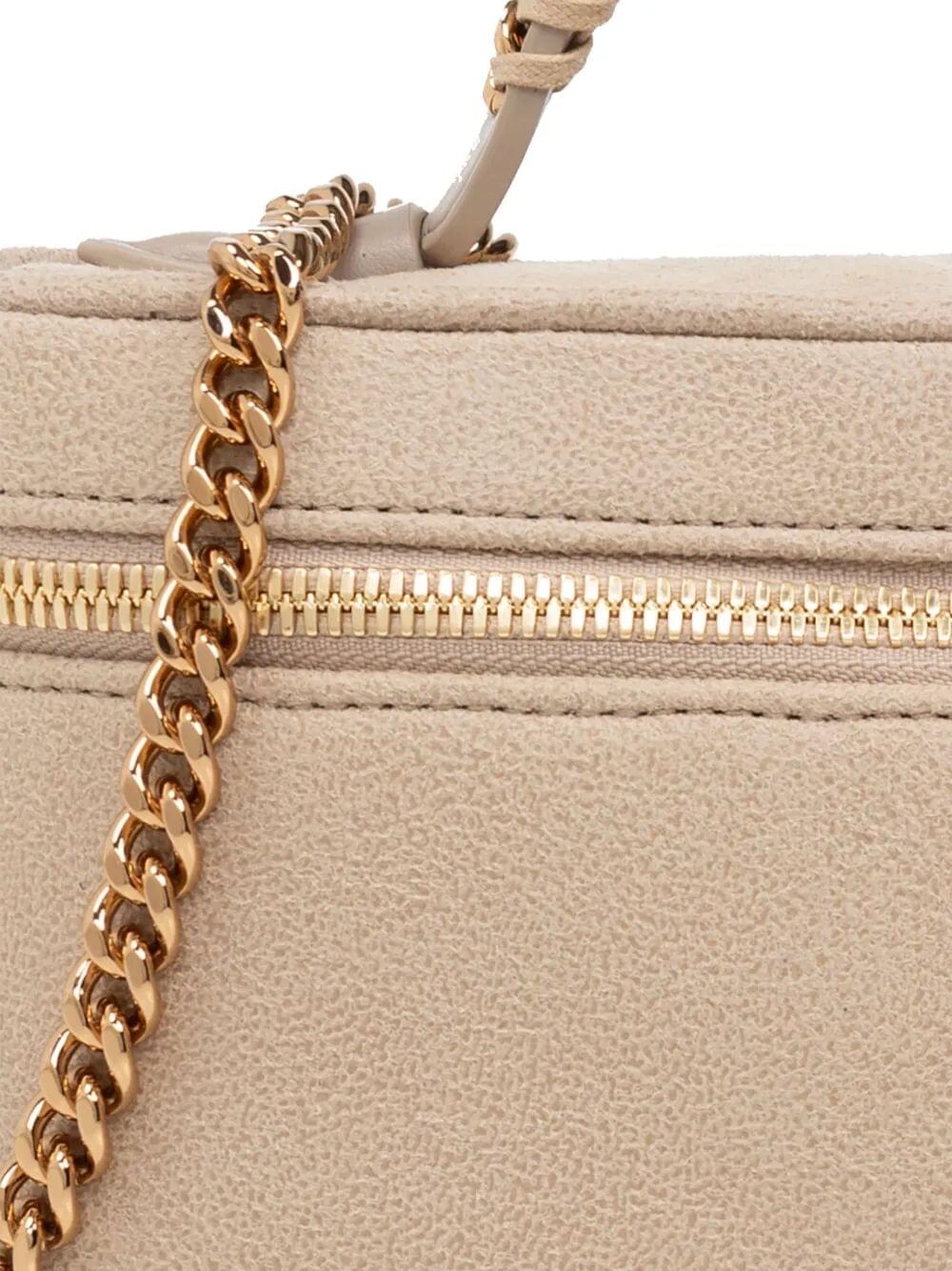 Stella Mccartney Women Gold Chain Falabella Cosmetic Case